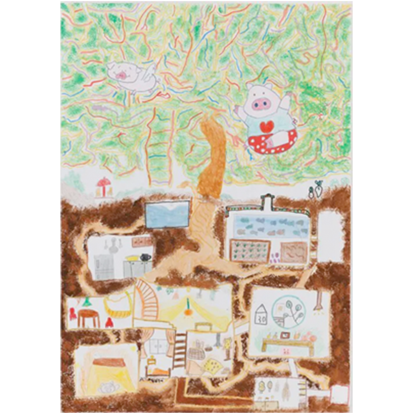 にじいろの木の家