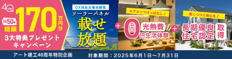 40周年特別企画　総額170万円キャンペーン