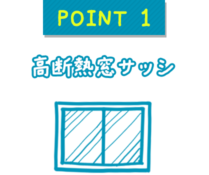 POINT1 高断熱窓サッシ