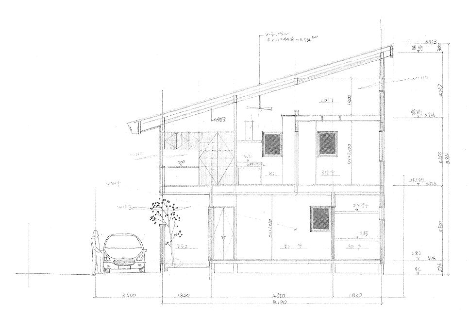 2階ldkにロフトのある住まい アート建工