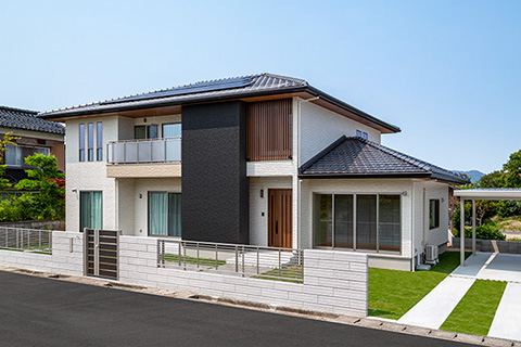 セカンドリビング、本格和室のある洋風モダン住宅｜境港市渡町
