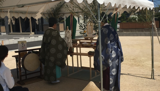 ただいま建築中！＊T様邸地鎮祭＊