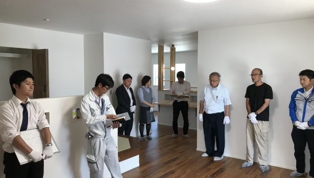 ただ今建築中！＊S様邸社内検査の様子＾＾ｖ＊