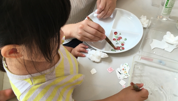 ひるままくらぶ♪ポーセラーツ教室②
