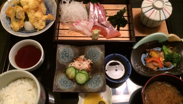 お食事処日本海（境港市）でごはん。